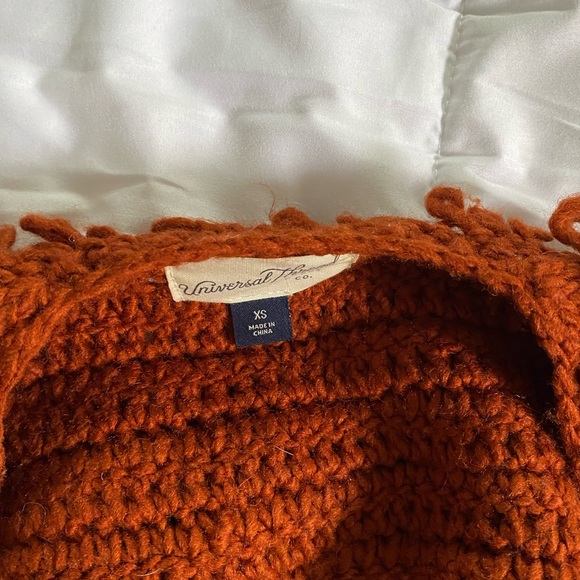 Universal Thread Rust Crochet Cardigan - Picture 3 of 3